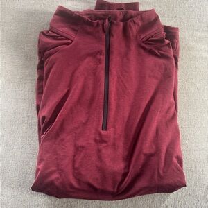 REI Men's Deep Red Half-zip